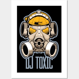 DJ TOXIC CORONAVIRUS COVID-19  T-SHIRT DESIGN Posters and Art